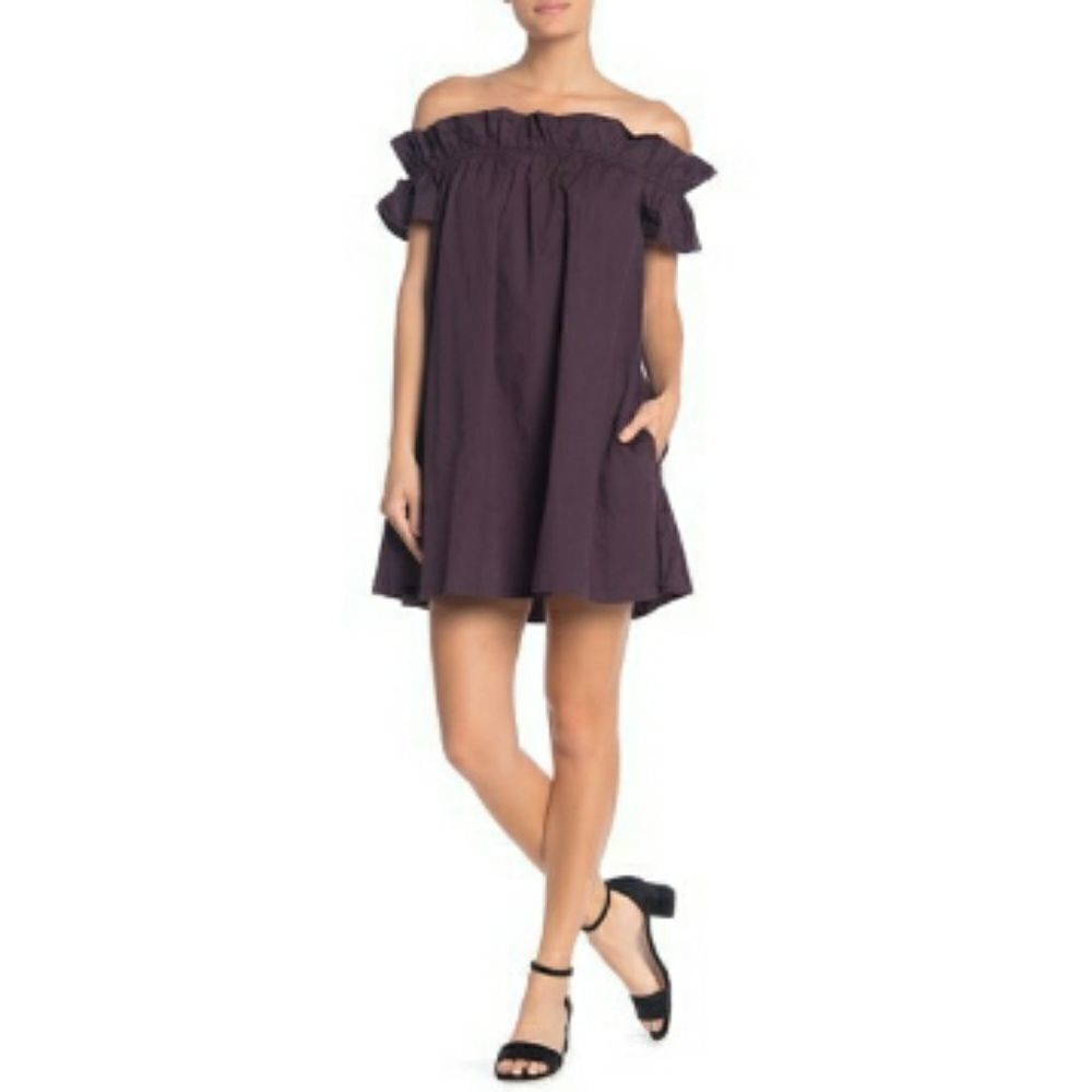 Free people sophie off the shoulder mini dress